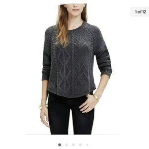 NWOT Madewell Cable Knit Sweater